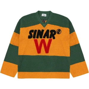 Custom LOGO Men's Sweater Winter Embroidered Patches Jumper Casual Pullover Knitwear Knitted Jersey Crochet Hockey Sweater Men