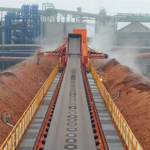 Heavy Duty Industrial Belt Conveyor System for Port, Mining, Coal, Cement, Steel, Grain, Chip, Power Plant Material Handling