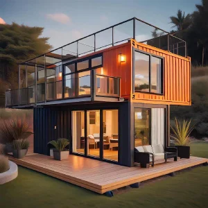 Luxury Eco-Friendly Customizable Prefabricated Container House
