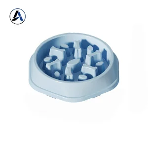 Bone Type Dog Slow Food Bowl Licking Bowl Anti-tip Anti-slip Anti-choking 2 in 1 Pet cat Feeder Bowl