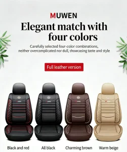 Full-Leather Sports Style Car Seat Covers