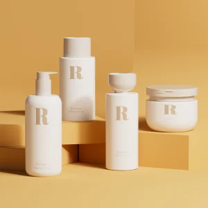 Custom 150/250/300/350ml HDPE Body Lotion Hand Cream Bottle Shampoo And Conditioner Body Wash Bottle Skincare Bottle Set