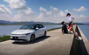 2024 Xpeng P5 500km Long Range Battery-Powered Compact Executive Sedan Car