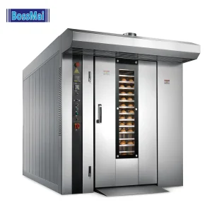 Big Rotary Bread Oven for Bakery Price, Baking Bakery Bread 16 Trays 32 Tray Gas Diesel Electric Rotary Rack Oven Gas Rotary Oven