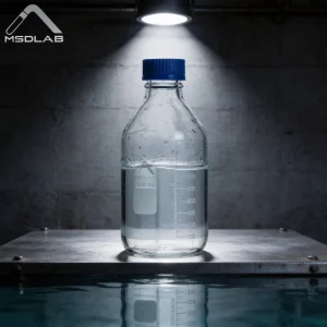 Laboratory Borosilicate 3.3 Glass Media Bottle Glass Reagent Bottle with Gl45 Screw-Neck Bottle