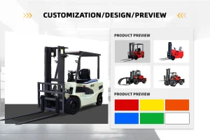 Telescopic Rough Terrain Electric Forklift 4WD All-Terrain off-Road Forklift China Factory Direct Supply