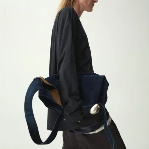 Suede Bucket Bag
