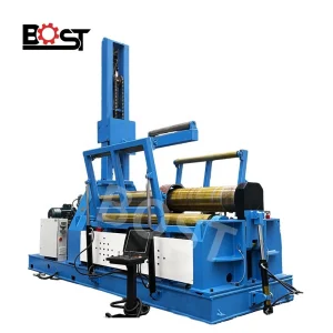 Nanjing BOST Conical And Cylindrical Shapes Are Fabricated Using The W12 Hydraulic CNC Sheet Metal Rolling Machine