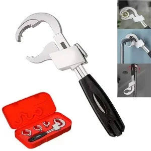 Adjustable Size Wrench Bathroom Water Metal Pipe Plumbing Installation Spanner