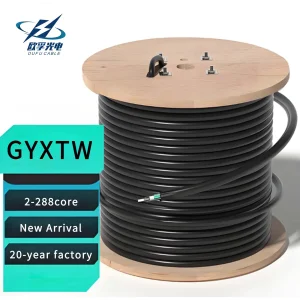 4 Core Single Mode Unitube Light Armored GYXTW Aerial Fiber Optic Cable