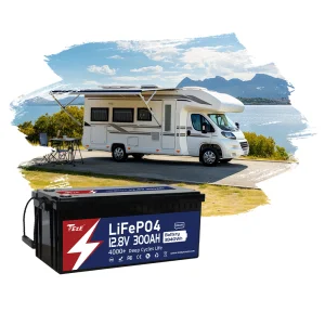 12V/24V 300Ah 200Ah 280Ah 400Ah LiFePO4 Solar Batterie with Smart 200A Daly BMS, RS485/RS232/CAN Communication Ports