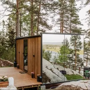 Steel Structure Modern Villa Forest Cabin