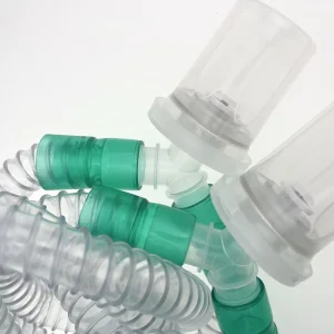 Circuito expandible corrugado de ventilación de anestesia reforzada con respiración suave