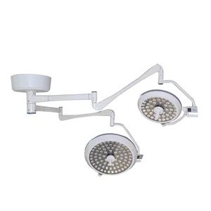 Hospital Operating Room Dual Head Shadowless Led Operating Light Overall Reflect Operation Lamp 4000-5000K for Ceiling Wall