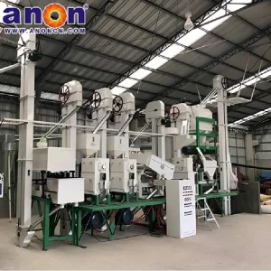 Anon Automático 30-40 Equipos Industriales de Molienda de Arroz Molino de Arroz