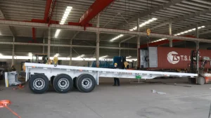 SHODAILER Flatbed Semi-Trailer, Optional Rear-Tip or Side-Tip Function, Quick Unloading, Improving Transportation Efficiency-1 Suppliers, Factories