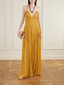Vestido Feminino Maxi Chiffon Boho
