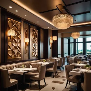 Luxury Leather Seating Hotel Restaurant Furniture Set for Premium Lounges