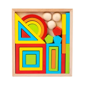 Wooden Rainbow Building Blocks