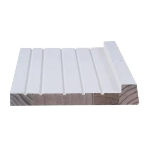 Customed White Primed Gesso Skirting Boards Wood Mouldings