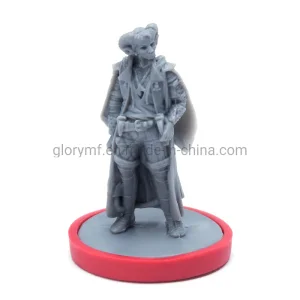 Custom 3D Design with Game Miniature with Base Ring