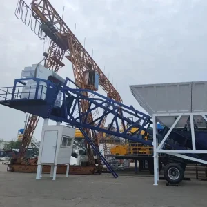 20/25/35/50/60/90/120m3/H Mobile Concrete Mixing Batching Plant for Sale Price