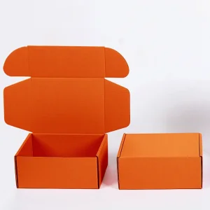 Custom Kraft Portable Biodegradable Environmental Compostable Corrugated Packaging Clothing Mailer Box