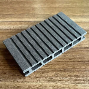 Durable WPC Hollow Decking Waterproof Anti-Slip for Outdoor Swimming Pool and Garden