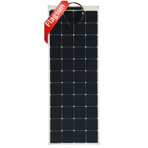 China Manufacture Light-Weight 150W Semi Thin Film Bendable Flexible Solar Panels Roof Tiles with Factory Price