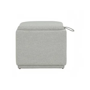 High End Square Storage Ottoman