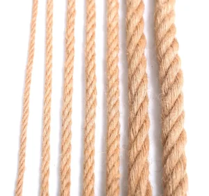Durable 3-Strand Jute Rope Eco-Friendly Natural Fiber for Gardening and Packaging Needs