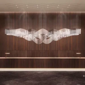 Customized Glass Chandelier