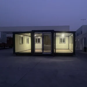 توفير المصنع مكتب حاوية متنقل أبيض مخصص 20FT مكتب حاوية مصنوع حسب الطلب منزل صغير فاخر قابل للطي محمول وحدات متنقلة /20FT
