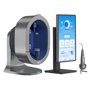 New Arrival Desktop AI Smart Facial Skin Analyzer Machine with 10 Spectra Large Touch Screen 36MP HD Camera 8G+128G Memory