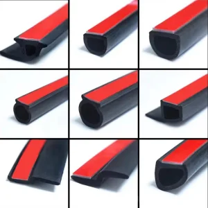 Universal Automotive Door Seal Strip D-Shape Self-Adhesive Weather Stripping for Car Truck Door Window
