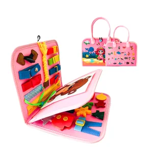 Baby Sensory Learning Toy Busy Book Bag