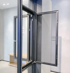 Customized Metal Double Glazed Swing Glass Ventanas De Aluminio Casement Aluminum Window