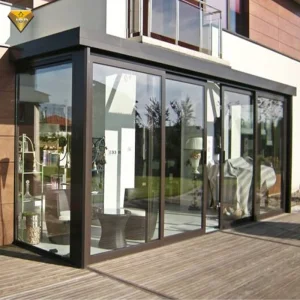 Premium Hurricane-Resistant Sliding Patio Door with Double Glazing