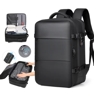 Stock Cheap Large Capacity Backpack Anti-Theft Custom Vacuum Compression Waterproof Bag Travel Business Laptop Backpack