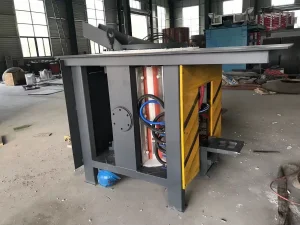 500kg Redutor de Aço Inclinável Forno de Indução de Média Frequência para Derretimento de Ferro, Cobre, Alumínio, Aço, Sucata Metálica Preço de Fábrica