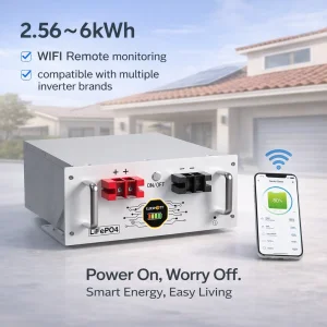 25.6V LiFePO4 Solar Battery Home Energy