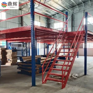 Wholesale Price of Custom-made Inclined Ladder Shelves, Mezzanine Floor Shelves, and Industrial Loft Platforms garage shelving