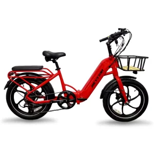 Two Wheel 20 Inch 48V Electric Cargo E Bike Kids Central EU Free Shipping