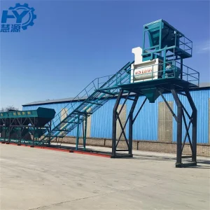 High-Capacity Small Mobile Concrete Batching Plant for Rapid Building Construction