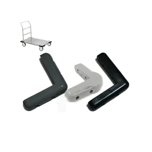 Protetor de Canto de Borracha para Carrinho Industrial de Móveis, Amortecedor de Borda em L, Protetor de Canto, Almofada de Amortecimento, Bumper de Canto para Carrinho