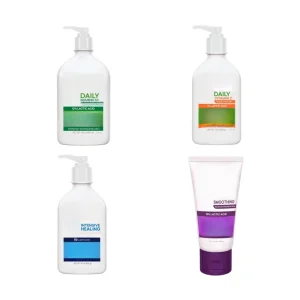 Amlacte Daily Nourish &amp; Daily Vitamin C &amp; Intensive Healing Body Lotion for Dry Skin Moisturizer Vegan Brightening Nourishing