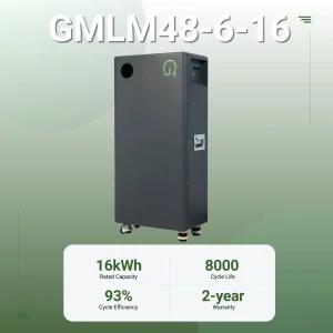 6kw 16kwh Home Energy Storage Battery (48V 100A BMS) off Grid Residential Solar Power System with Lithium Ion Battery for Household Supply