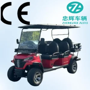 Electric Sightseeing Bus 6-Seater Battery-Operated Golf Cart