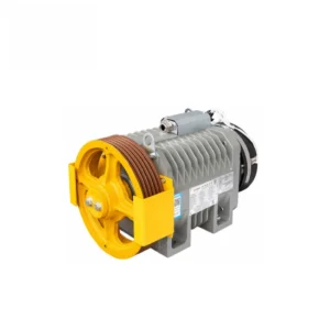 Gearless Traction Machine with Permanent Magnet Synchronous Technology for Elevator Parts