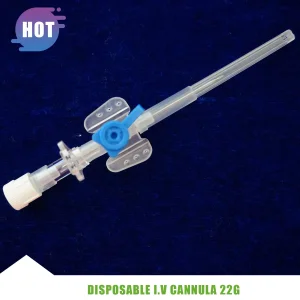 Butterfly Type IV Cannula Intravenous Catheter with Injection Port Infusion Needle